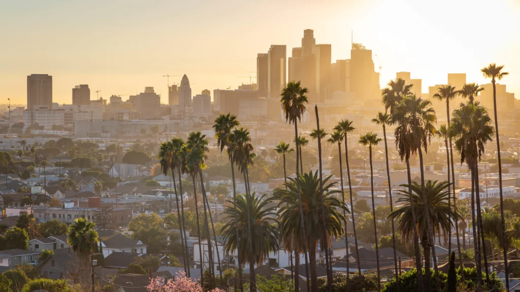 Sunny photo of los angeles, security by B1 protection services